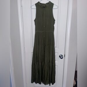 Banana Republic Olive Maxi Dress